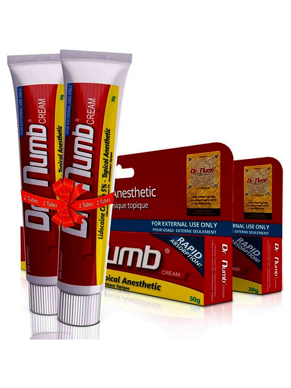 DR.NUMB Topical Numbing Anesthetic Cream 5%, 30g, Made in Canada, Rapid Abs…